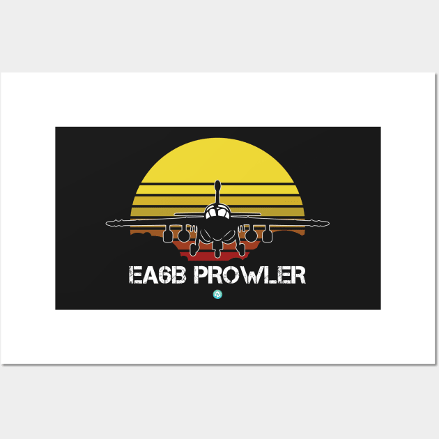 EA-6B Prowler  Airforce Pilot Gift Modern Warbird Electronic Warfare Wall Art by woormle